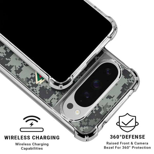 NHL Minnesota Wild Camo Google Pixel 10 Pro XL Clear Case